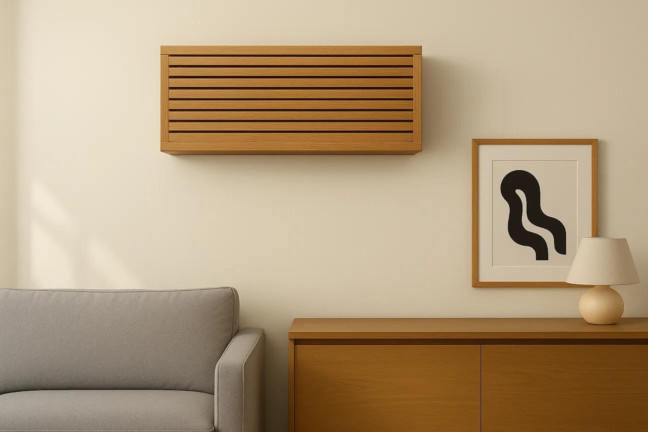 18,000 BTU mini splits from Zone Air — 1.5 ton DIY heat pump in a large open living space, heating and cooling up to 800 sq ft without ductwork