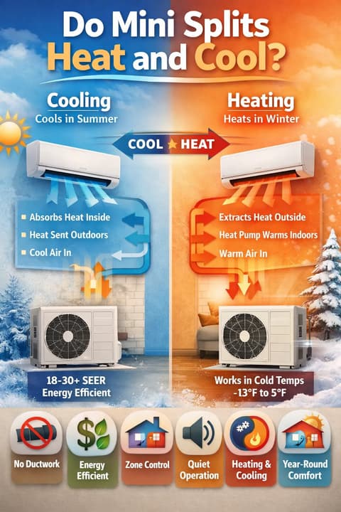 Do Mini Splits Heat and Cool?