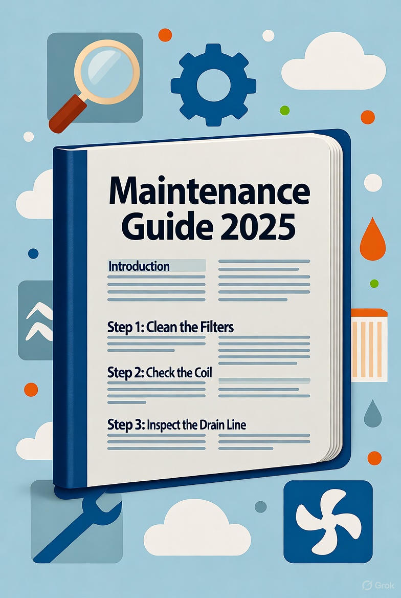 Comprehensive mini-split maintenance guide for 2025 showing all essential care tasks and schedules