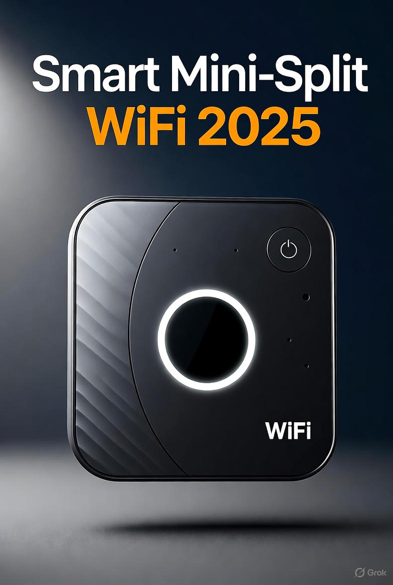 Smart mini-split WiFi module for 2025 showing latest connectivity hardware
