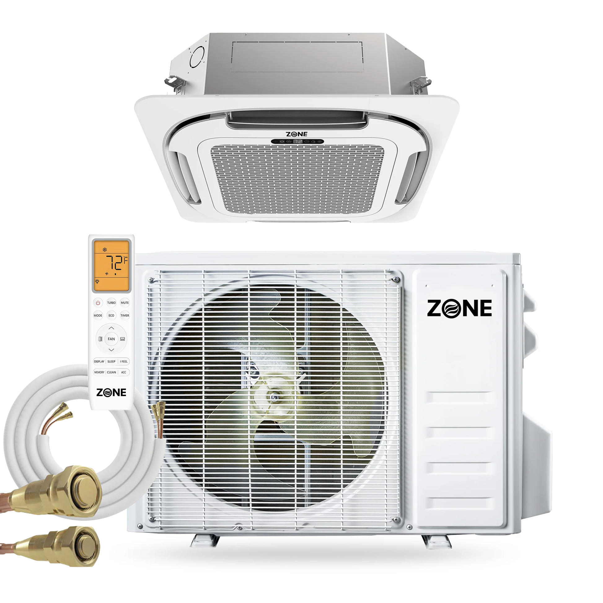 Zone Ceiling Cassette Mini Split System