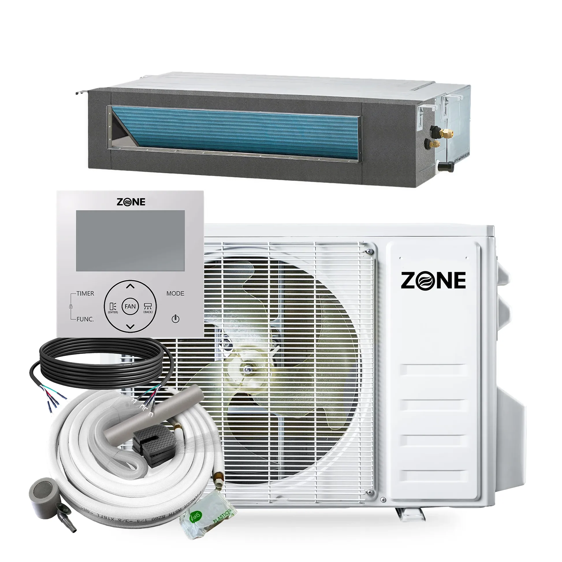 Zone Air Concealed Ducted Mini Split System
